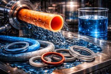 Enhancing the oil resistance of silicone extrusions